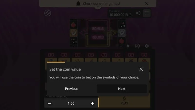 Lion Zama Fruits Bonus Spins - memulai Bonus Spins, mode khas dari seri ini